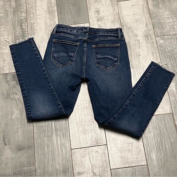 DRIFTWOOD Jackie High Rise Skinny Raw Hem Denim Jeans 25 - Picture 12 of 13